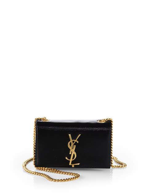 ysl purse gold chain|yves saint laurent chain bag.